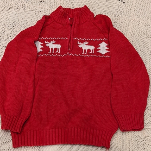carter's reindeer sweater